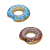 Bestway 36118 Koło do pływania Donut Niebieski 1.07m