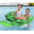 Bestway 41524 Dmuchany Żółw materac z uchwytami  1.50m x 1.45m