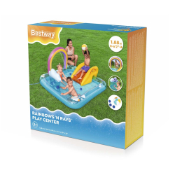 Bestway 53174 Plac zabaw ze zjeżdżalnią Tęcza 1.88m x 1.50m x 89cm
