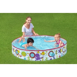Bestway 55029 BASENIK ROZPOROWY FILL 'N FUN BURTA STATKU Z OKIENKAMI 152cm x 25cm