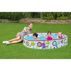 Bestway 55029 BASENIK ROZPOROWY FILL 'N FUN BURTA STATKU Z OKIENKAMI 152cm x 25cm