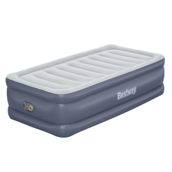 Bestway 6713G Materac dmuchany turystyczny z wbudowaną pompą powietrza Tritech Twin 1.91m x 0.97m x 51cm