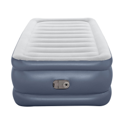 Bestway 6713G Materac dmuchany turystyczny z wbudowaną pompą powietrza Tritech Twin 1.91m x 0.97m x 51cm
