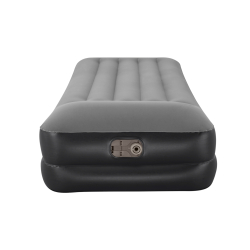 Bestway 67401 Materac dmuchany turystyczny z wbudowaną pompą powietrza Tritech Twin  1.91m x 0.97m x 46cm