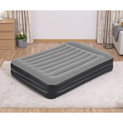Bestway 67403 Materac dmuchany turystyczny z wbudowaną pompą powietrza Tritech Queen  2.03m x 1.52m x 46cm