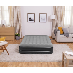 Bestway 67403 Materac dmuchany turystyczny z wbudowaną pompą powietrza Tritech Queen  2.03m x 1.52m x 46cm