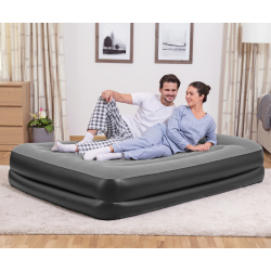 Bestway 67403 Materac dmuchany turystyczny z wbudowaną pompą powietrza Tritech Queen  2.03m x 1.52m x 46cm