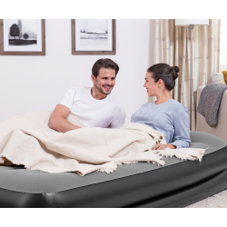 Bestway 67403 Materac dmuchany turystyczny z wbudowaną pompą powietrza Tritech Queen  2.03m x 1.52m x 46cm