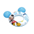 Bestway 9102K Disney Junior Mickey&Friends Kółko do pływania 74cm x 76cm