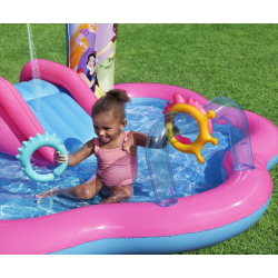 Bestway 9103Y Disney Plac zabaw ze zjeżdżalnią Księżniczki 2.21m x 1.93m x 1.40m