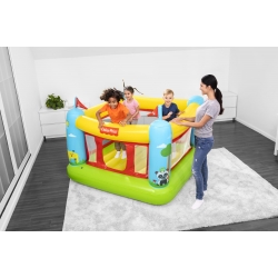 Bestway 93553 FISHER PRICE DMUCHANY ZAMEK TRAMPOLINA 175cm x 173m x 135cm