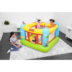 Bestway 93553 FISHER PRICE DMUCHANY ZAMEK TRAMPOLINA 175cm x 173m x 135cm