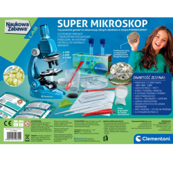 Clementoni Naukowa Zabawa Lab 50755 Super Mikroskop