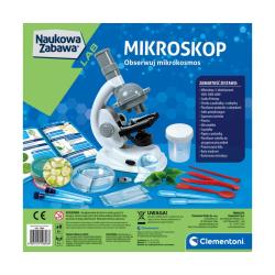 Clementoni Naukowa Zabawa Lab 50806 Doświadczenia Z Mikroskopem