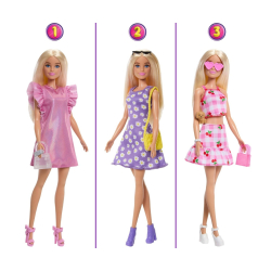 Mattel HXD58 Lalka Modowa Barbie Różowa Z Szafą