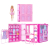 Mattel HXD58 Lalka Modowa Barbie Różowa Z Szafą