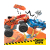 Mattel HKF88 Hot Wheels Zestaw Monster Truck Tiger Shark