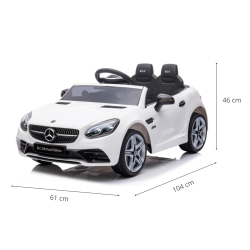 Milly Mally Pojazd na akumulator Mercedes-Benz SLC White