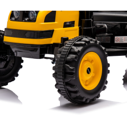 Milly Mally Pojazd na akumulator Traktor z przyczepą Farmer Yellow