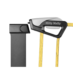 Milly Mally Bramka zabezpieczająca Barierka na schody Guardy 83 Black Natural