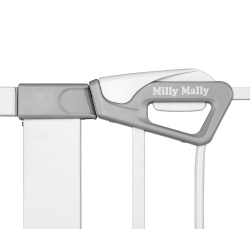 Milly Mally Bramka zabezpieczająca Barierka na schody Guardy 83 White