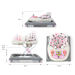 Milly Mally Chodzik dla Dziecka Patrol Pastel Dots