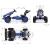Milly Mally Gokart na pedały Rocket Navy