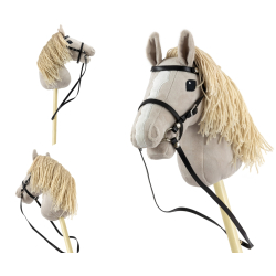 Milly Mally Hobby Plus Koń na Kiju Light Grey