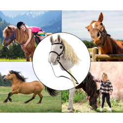 Milly Mally Hobby Plus Koń na Kiju Light Grey