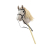 Milly Mally Hobby Plus Koń na Kiju Light Grey