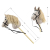 Milly Mally Hobby Plus Koń na Kiju Light Grey