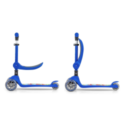 Milly Mally Scooter Fuzzy Blue