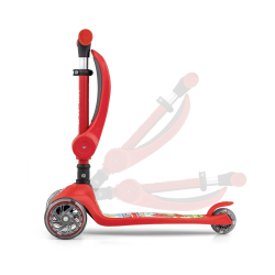 Milly Mally Scooter Fuzzy Red