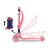 Milly Mally Scooter Fuzzy Pink