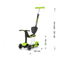 Milly Mally Scooter Little Star Green