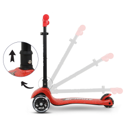 Milly Mally Scooter Sparky Red