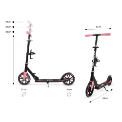 Milly Mally MMX Scooter Ultimate Pink