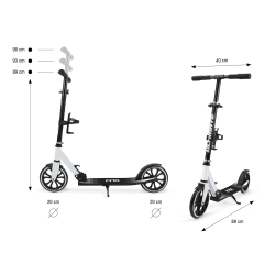 Milly Mally MMX Scooter Ultimate White