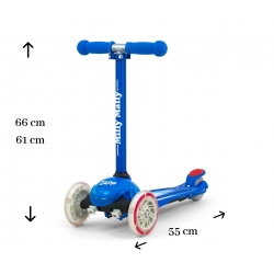 Milly Mally Scooter Zapp Deep Blue