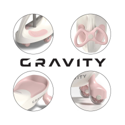Milly Mally Jeździk Grawitacyjny Gravity Cream Pink