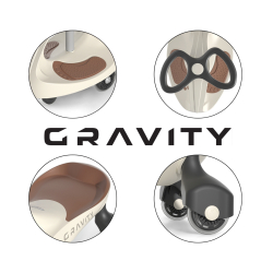 Milly Mally Jeździk Grawitacyjny Gravity Beige Brown