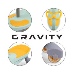 Milly Mally Jeździk Grawitacyjny Gravity Lime Yellow