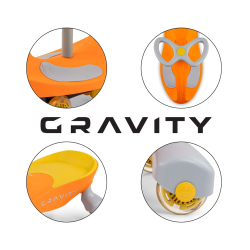 Milly Mally Jeździk Grawitacyjny Gravity Orange Yellow