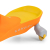 Milly Mally Jeździk Grawitacyjny Gravity Orange Yellow