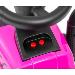 Milly Mally Pojazd NEW HOLLAND T7 TRAKTOR Pink