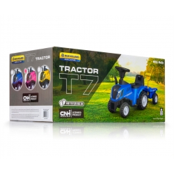 Milly Mally Pojazd NEW HOLLAND T7 TRAKTOR Pink