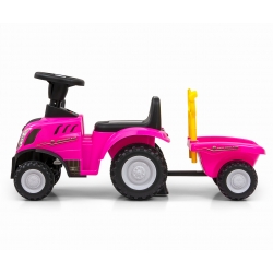 Milly Mally Pojazd NEW HOLLAND T7 TRAKTOR Pink