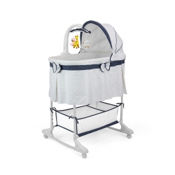 Milly Mally Kołyska z pilotem Simple Gray
