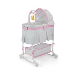 Milly Mally Kołyska z pilotem Simple Pink