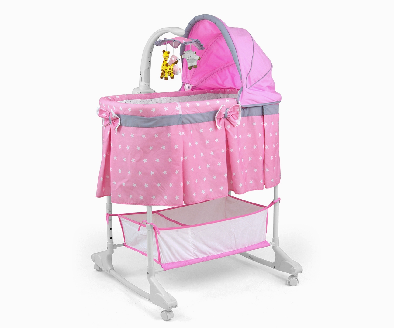 Milly Mally Cradle Sweet Melody 4in1 Remote Pink